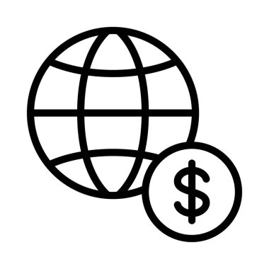 İnternet Yatırım simgesi, vektör illüstrasyonu 