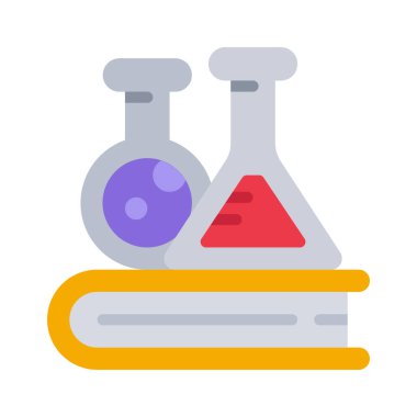 Kimyasal Çalışmalar Web simgesi vektör çizimi