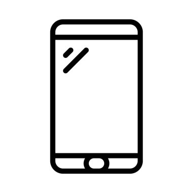 Eski Akıllı Telefon web sitesi vektör illüstrasyonu