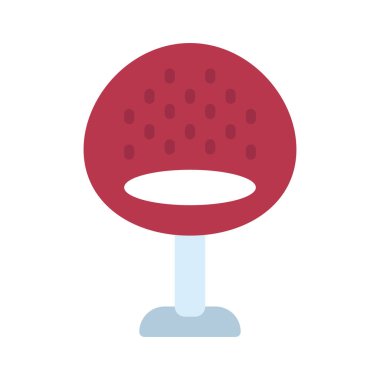  Tabure vektör simgesi, illüstrasyon 