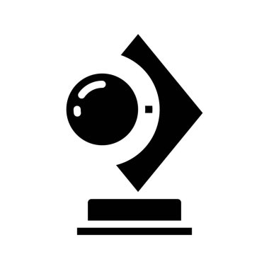 Sharp Ball Ödülü Web simgesi vektör illüstrasyonu