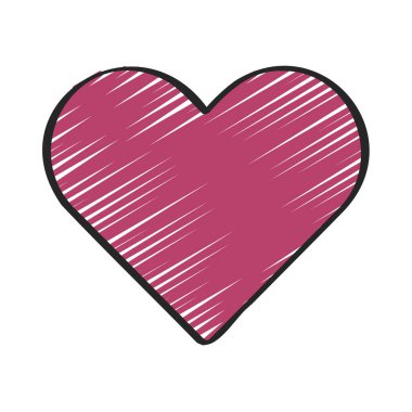 kalp web simgesi vektör illüstrasyonu