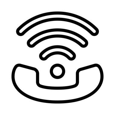 Wifi Web simgesi vektör illüstrasyonuName