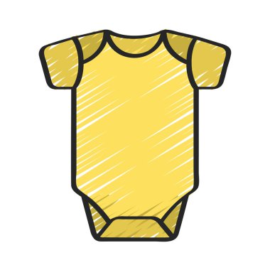 Babygrow ağ simgesi düz tasarım, vektör illüstrasyonu