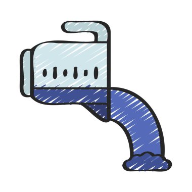  Sürahi Dökülen Ağ ikonu çizimi ölçülüyor