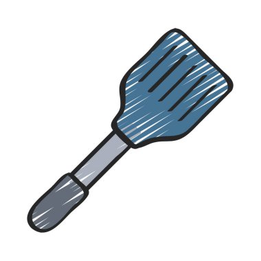 Spatula web simgesi vektör çizimi