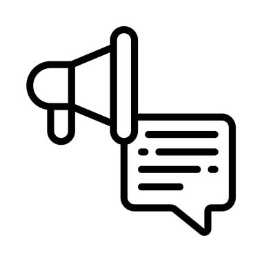 Ad Yorumları web simgesi vektör illüstrasyonu