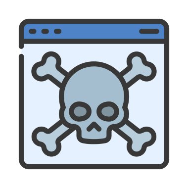 Web sitesi simgesi, vektör illüstrasyonu basit tasarım