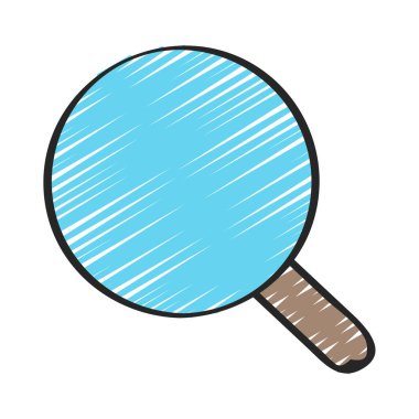 Arama simgesi, vektör illüstrasyonu  