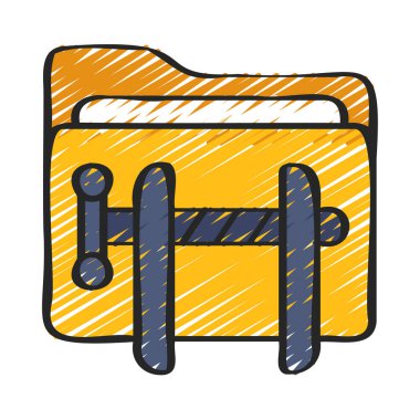 Dizin simgesini, vektör illüstrasyonunu sıkıştır 