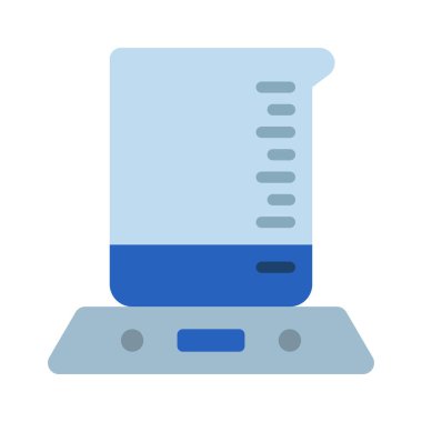 Beaker Ağırlık vektör illüstrasyonu 