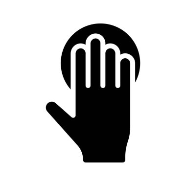 Düğme Web simgesi vektör illüstrasyonuna bas