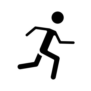 Çalışan Kişi Web simgesi vektör çizimi