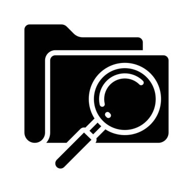 Dizin simgesi, vektör illüstrasyonu ara 