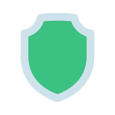 Kalkan basit kutsal kişilerin resmi, vektör çizim