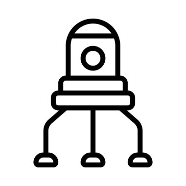 Nano Robot Web simgesi vektör çizimi