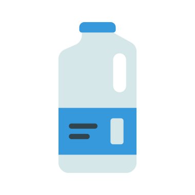 Süt Şişesi ikon vektör illüstrasyonu