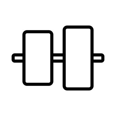 Orta Web simgesi vektör illüstrasyonunu hizala