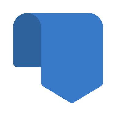 Katlanmış Ok web simgesi vektör illüstrasyonu