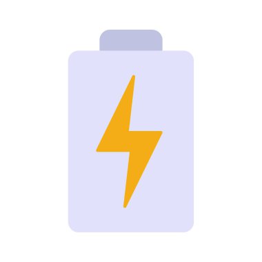 Battery web simgesi vektör illüstrasyonu yükleniyor 