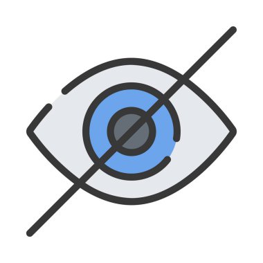 Gizli ağ simgesi vektör illüstrasyonu 