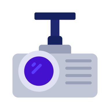 Projektör Web simgesi vektör illüstrasyonu asılıyor 