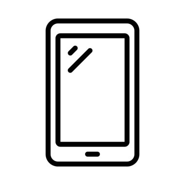 Cep Telefonu Web simgesi vektör illüstrasyonu 