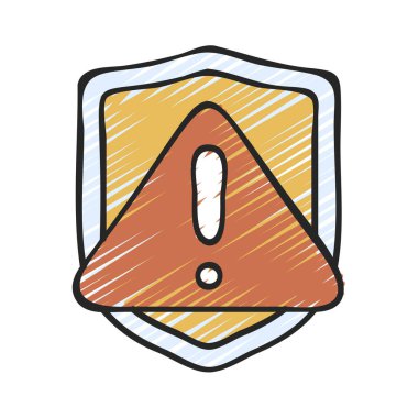 Risk Kapağı Web simgesi vektör çizimi