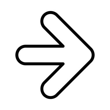 ok sağ simge vektör illüstrasyonu