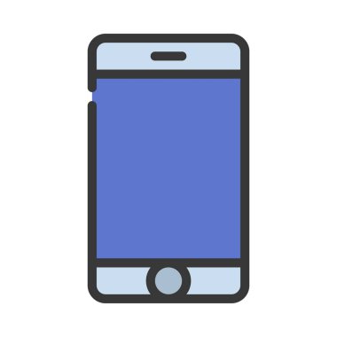 Eski Mobil Web simgesi vektör çizimi 