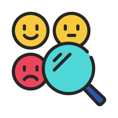 Duygusal Tanıma Ağı vektör çizimi