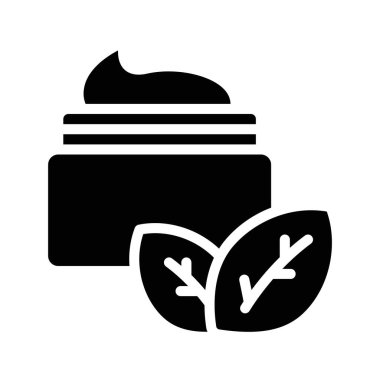 Ekolojik Güzellik Ürünleri Web ikon vektör çizimi