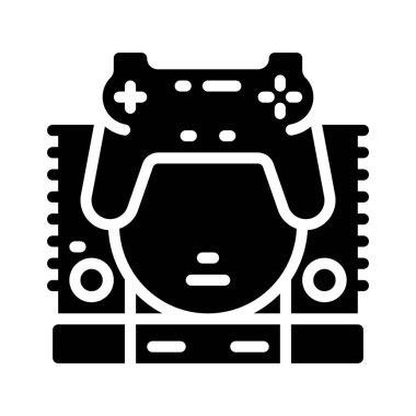 PS Bir Web simgesi vektör çizimi