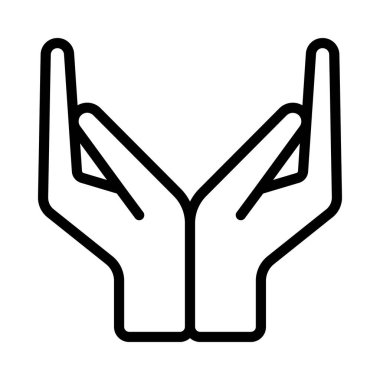 El Ağı ikonu vektör çizimi veriliyor