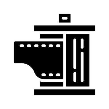 kamera film simge vektör çizim 