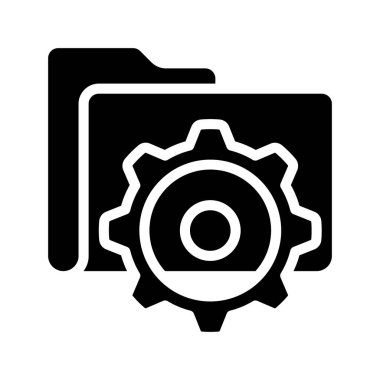 Dizin Ayarları simgesi, vektör illüstrasyonu 