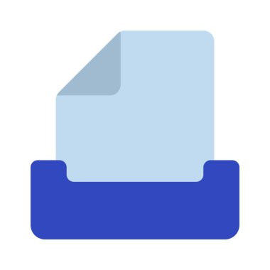Gelen web simgesi vektör illüstrasyonu