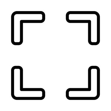 Seçim Kutusu Web simgesi vektör illüstrasyonu