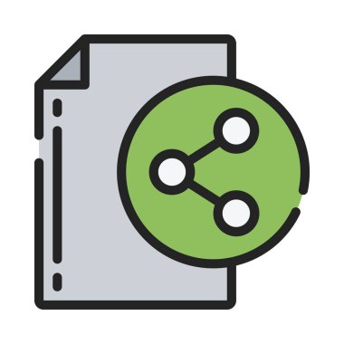 Web simge vektör çizim paylaşmak                       