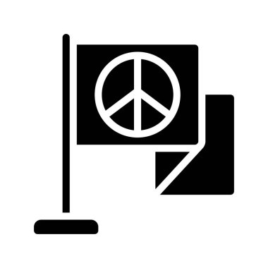 vektör barış, savaş, savaş, barış sembolü