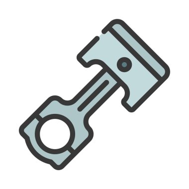 Piston simge vektör çizim