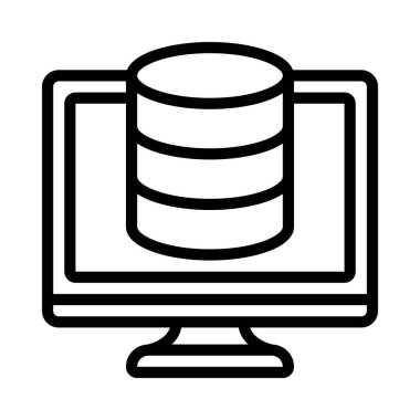 Bilgisayar Veri simgesi, vektör çizimi 