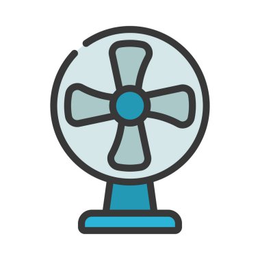 fan simgesi, vektör illüstrasyonu