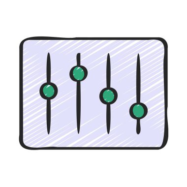 Ayarlar Web simgesi vektör illüstrasyonunu Denetler