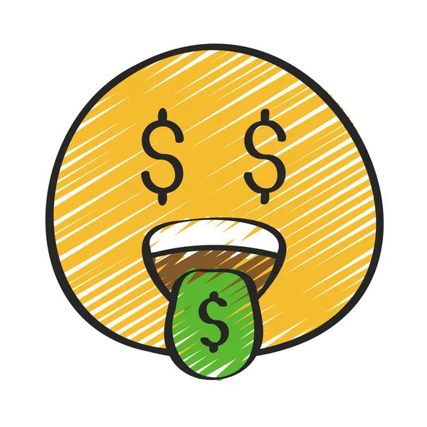 Para Gözü Web simgesi vektör illüstrasyonu