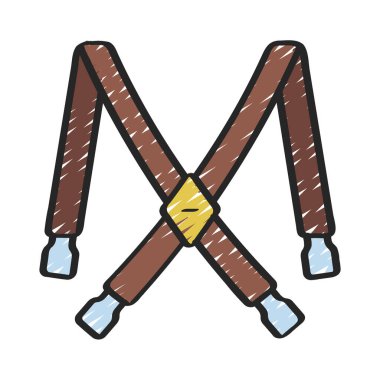 Askılar web simgesi vektör illüstrasyonu