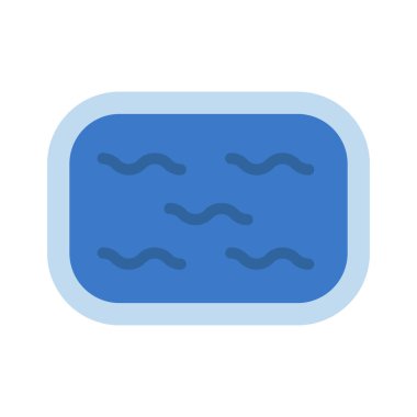 Yüzme Havuzu konsepti vektör çizimi 