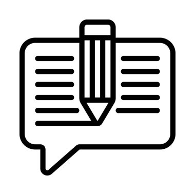 İleti Kopyalama simgesi, vektör illüstrasyonu 