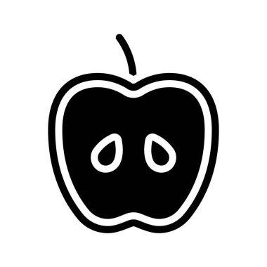 elma meyvesi tasarım simgesi