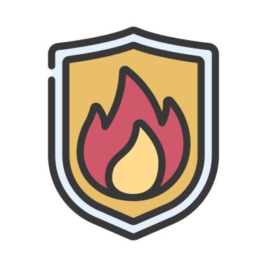 ateş alev vektörü resim tasarımı